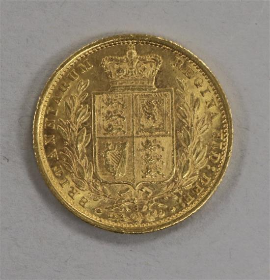 A Victoria gold sovereign, 1887, Sidney mint, 7.95g